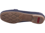 Rieker Damen Slipper Fsk Damen Halbschuhe in blau