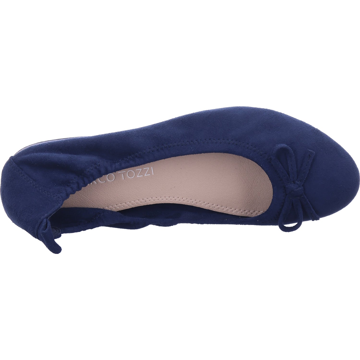 Marco Tozzi women's ballerina shoes in blue