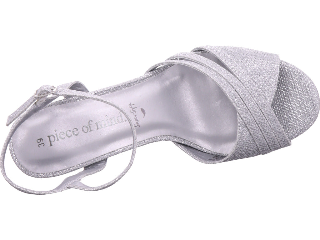 Idana women's sandals in silver