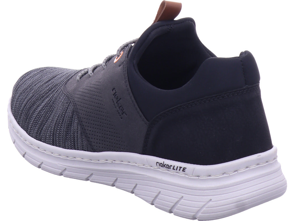 Rieker Herren Slipper Fsk Herren Halbschuhe in grau