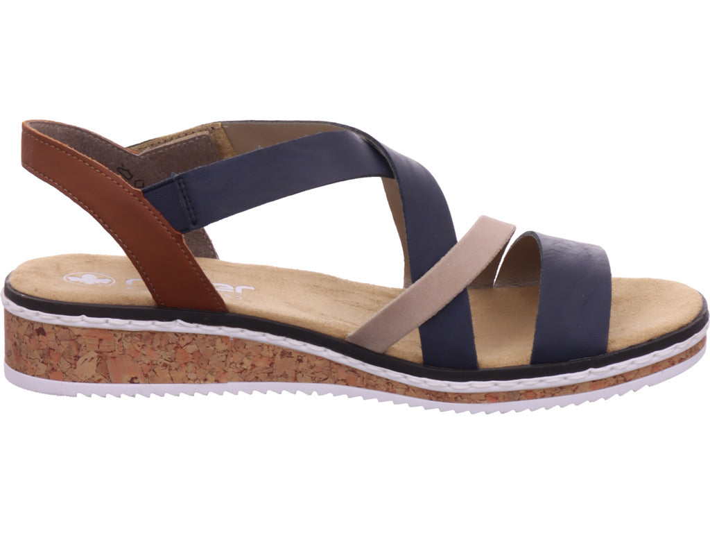 Rieker Women's Sandal Fsk Women's Sandals in blue