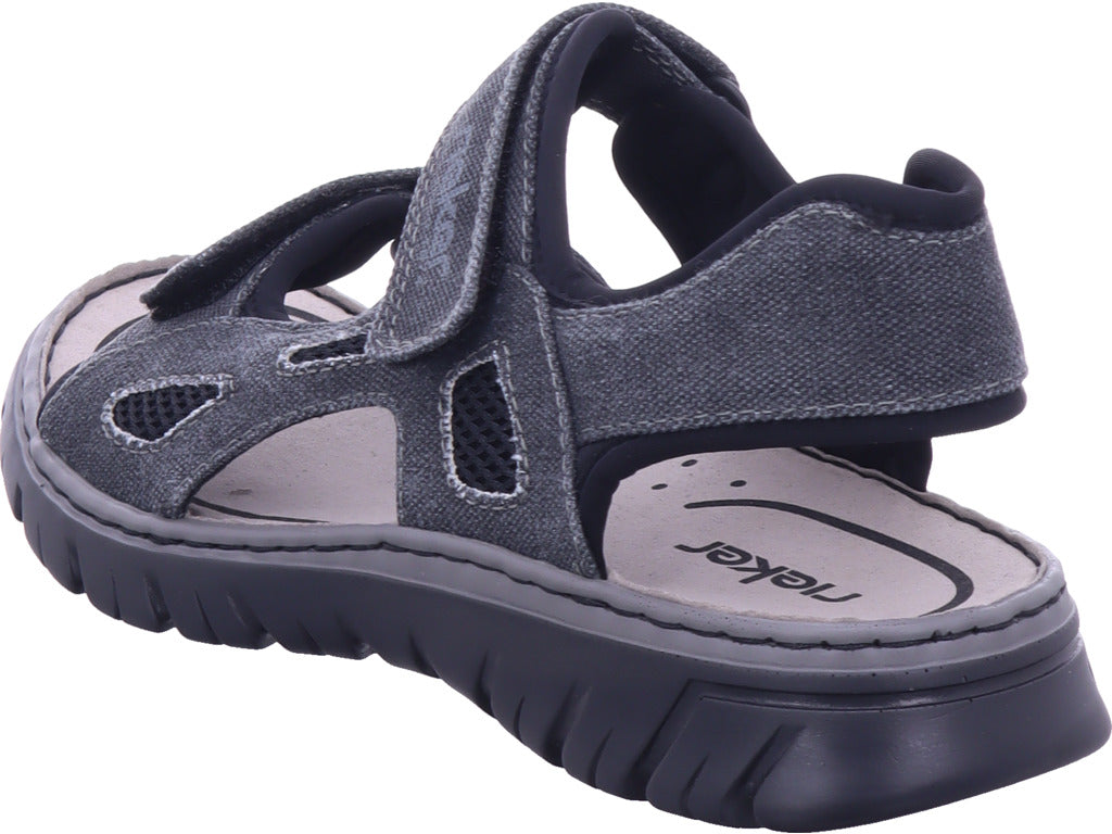 Rieker Herren  Fsk Herren Sandalen in grau