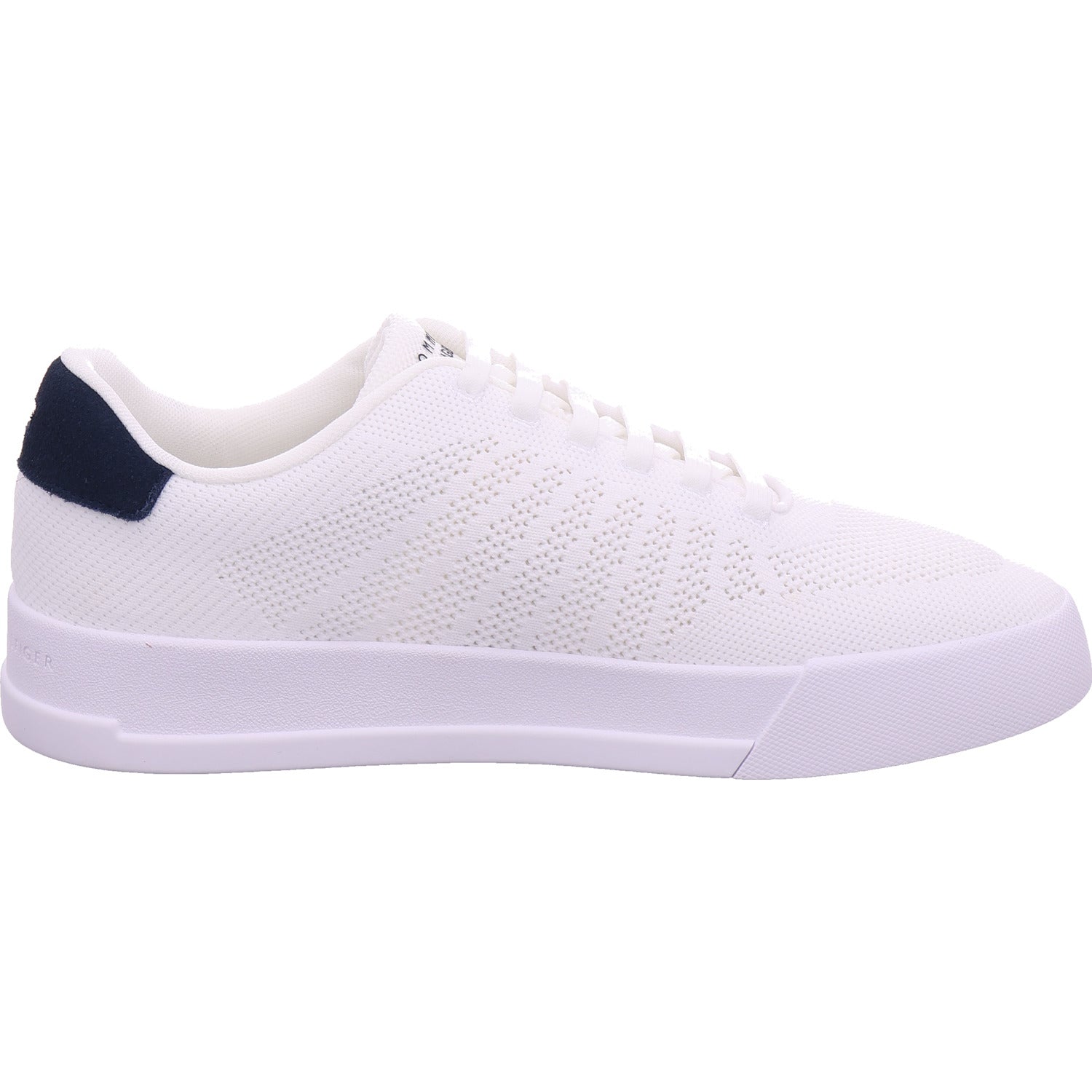 Tommy Hilfiger Herren Sneaker Th Court Knit in weiß