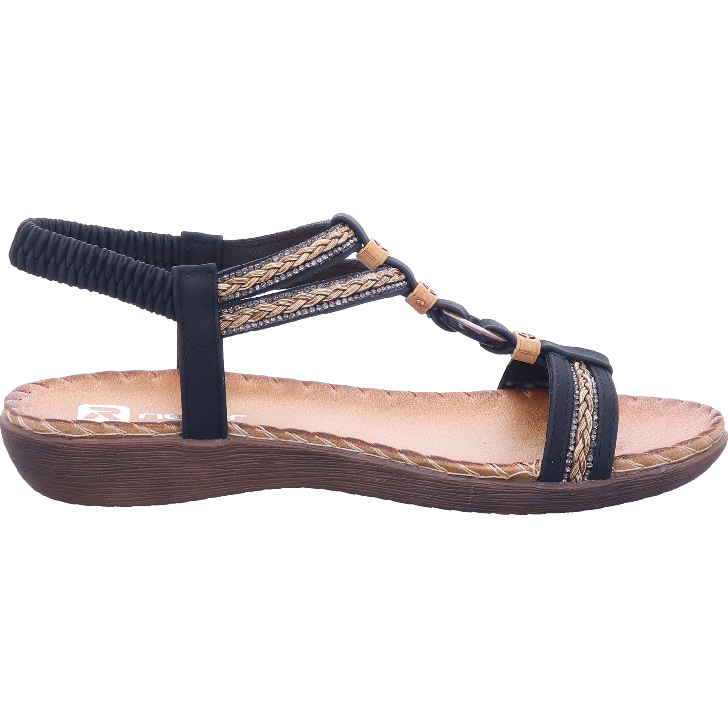 Rieker Women's Sandal in Black