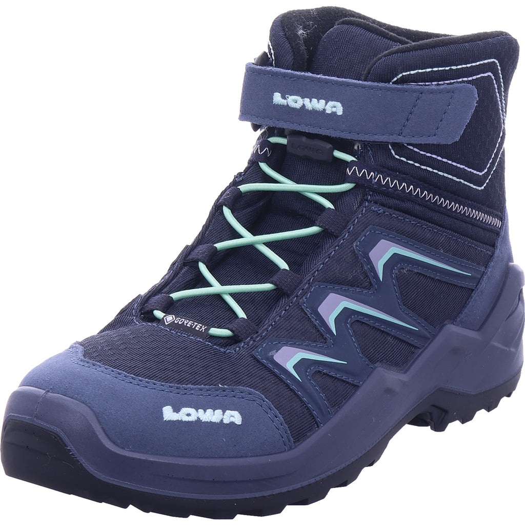 lowa Unisex - Kinder Wanderschuhe Maddox Warm Gtx Mid Jr in blau