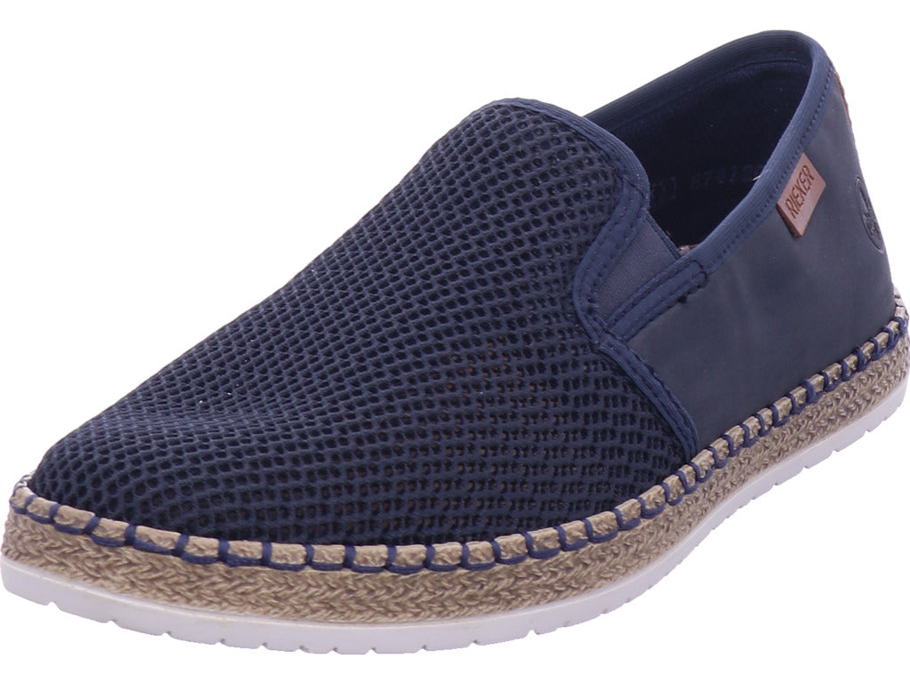 Rieker Herren Slipper  in blau