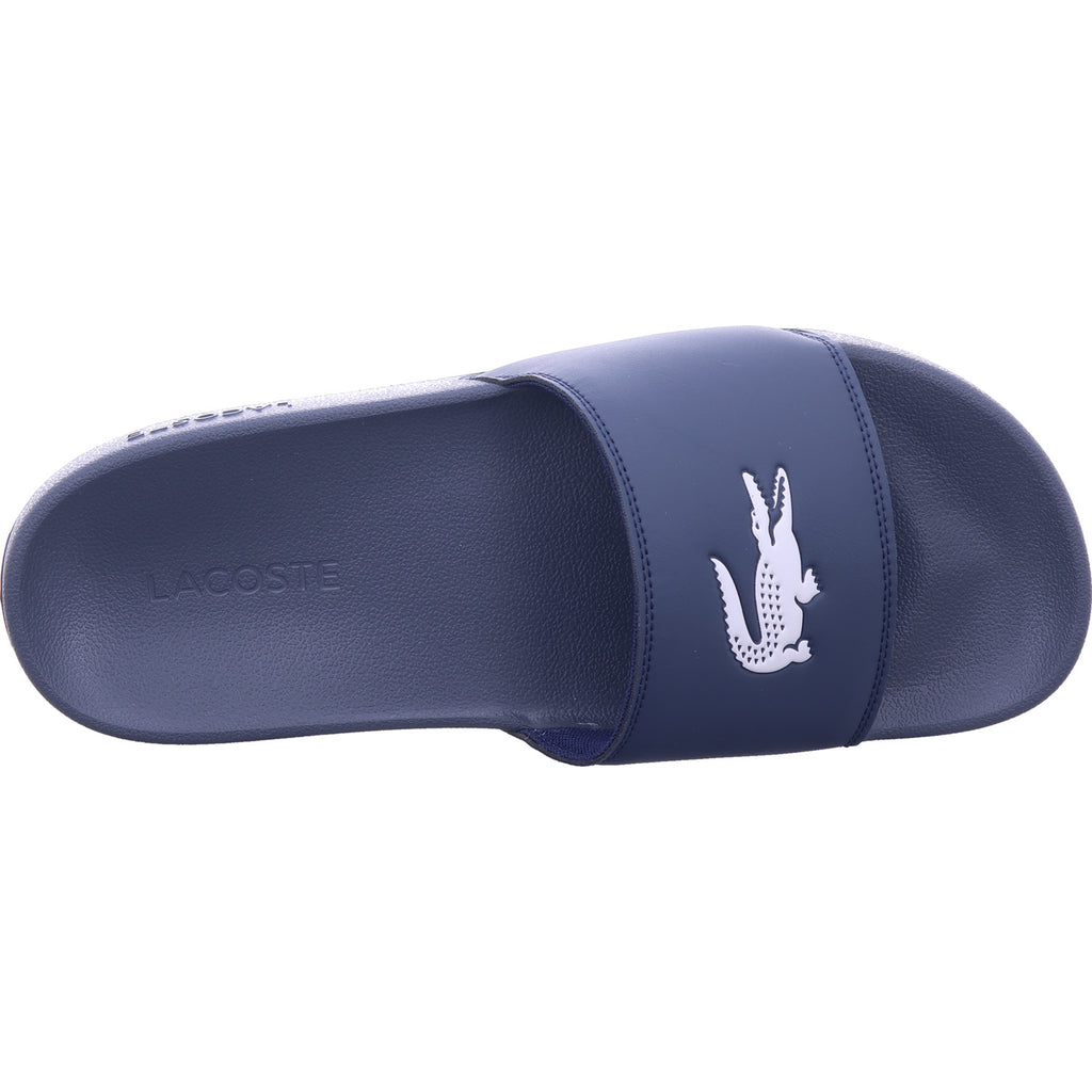 Lacoste Herren Badeschuh Serve Slides in blau
