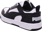 Puma boys' low-top shoe Rebouns V6 Lo Jr in black