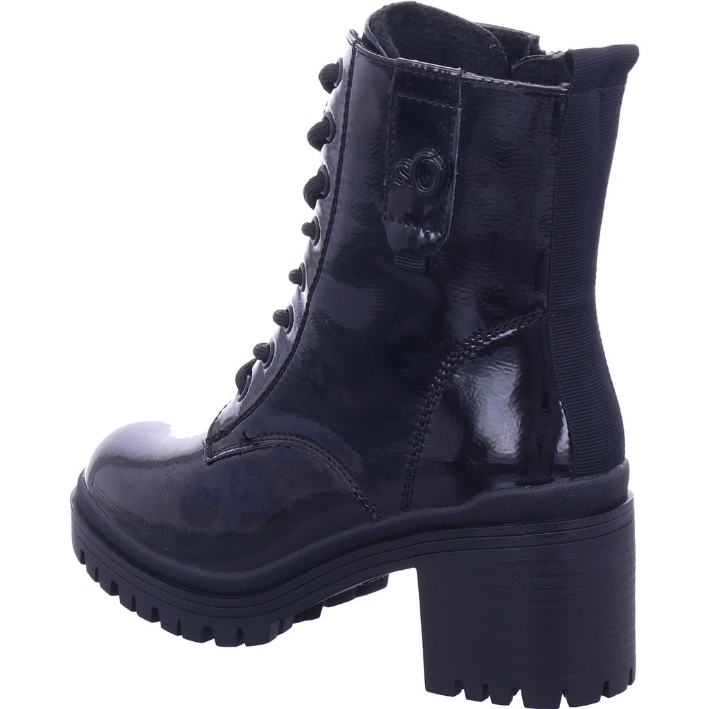 s.Oliver Damen Stiefelette  in schwarz