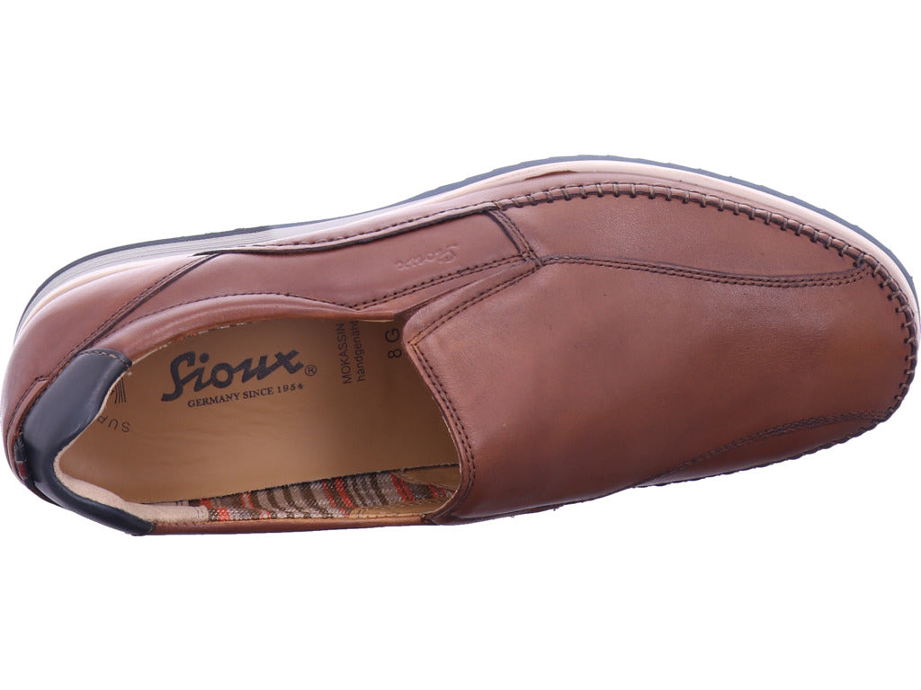 Sioux Herren Slipper Hajoko-700 in braun