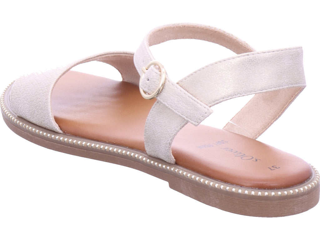 s.Oliver Damen Sandale  in beige