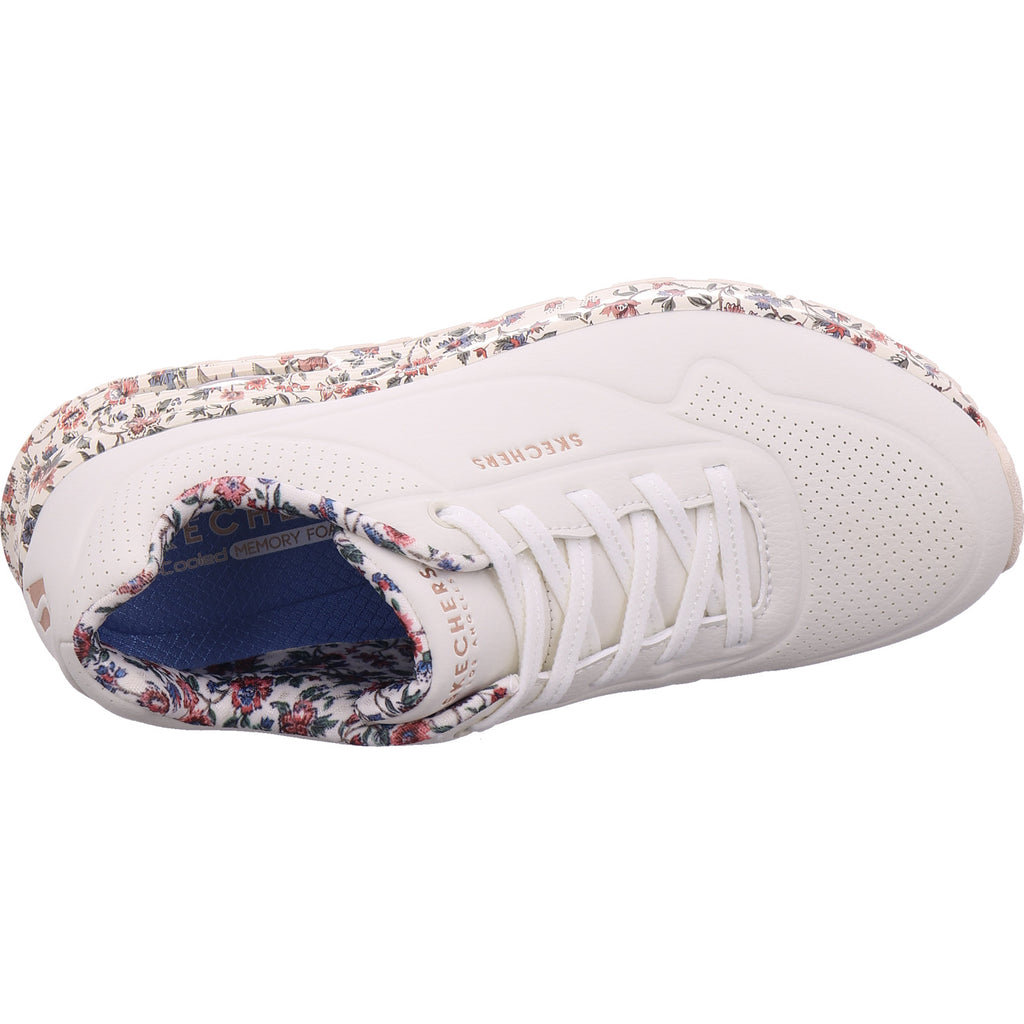 SKECHERS Damen Sneaker Uno Safari Time in weiß