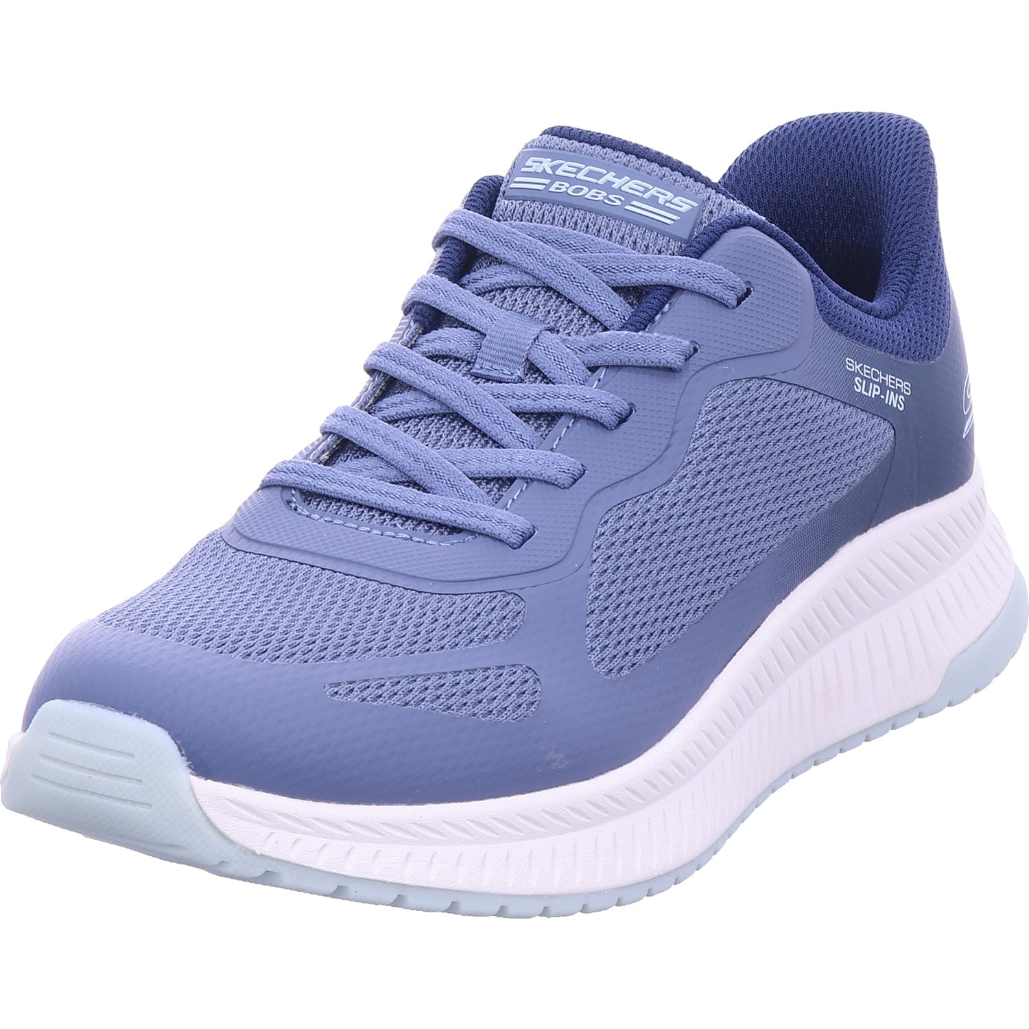 Dámské pantofle SKECHERS v modré barvě