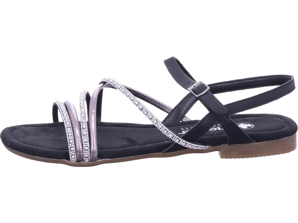 Rieker Damen Sandalette Fsk Damen Sandalen in schwarz