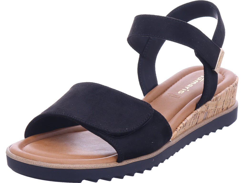 Tamaris Damen Sandalette  in schwarz