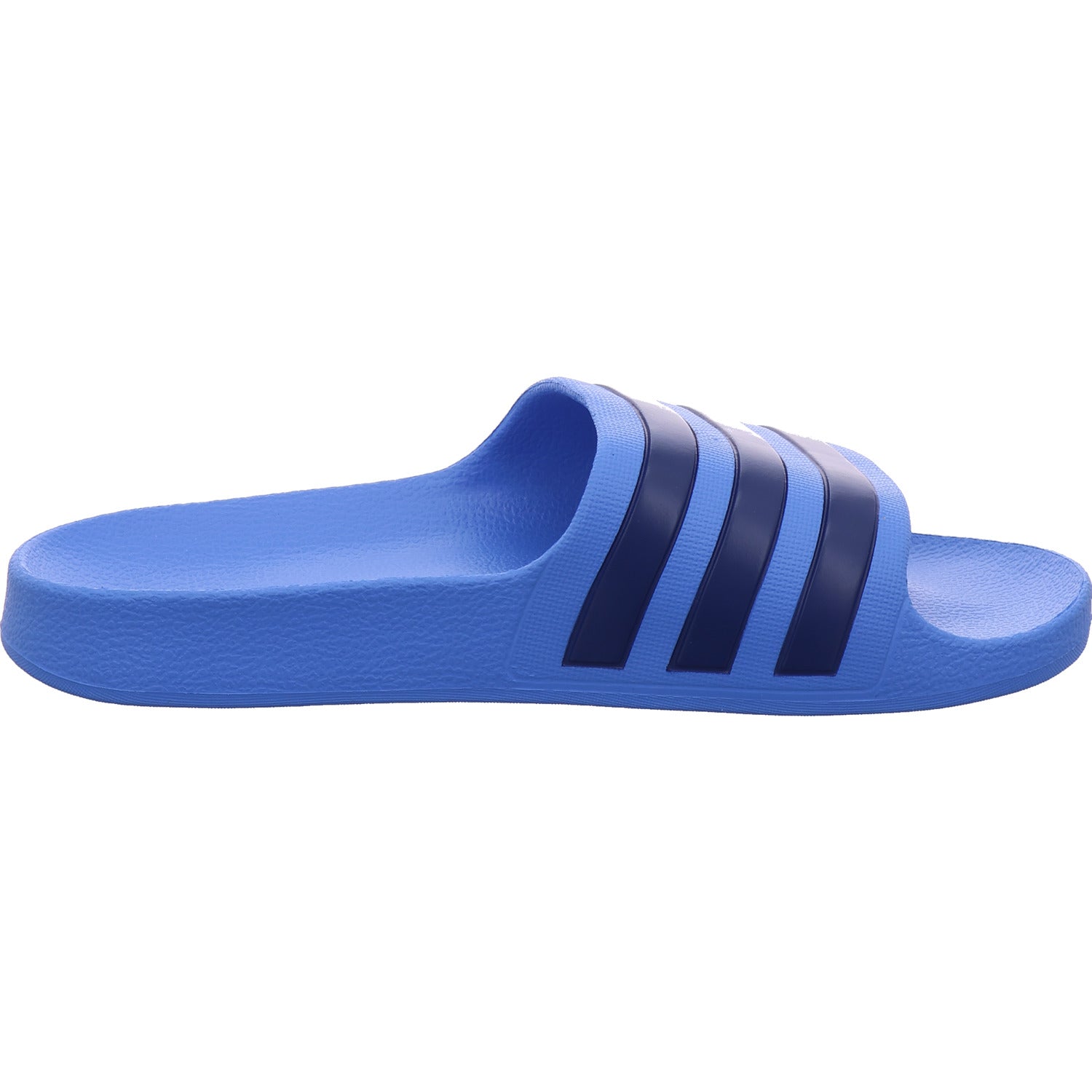 Chlapecké plážové pantofle Adidas Adilette Aqua K v modré barvě