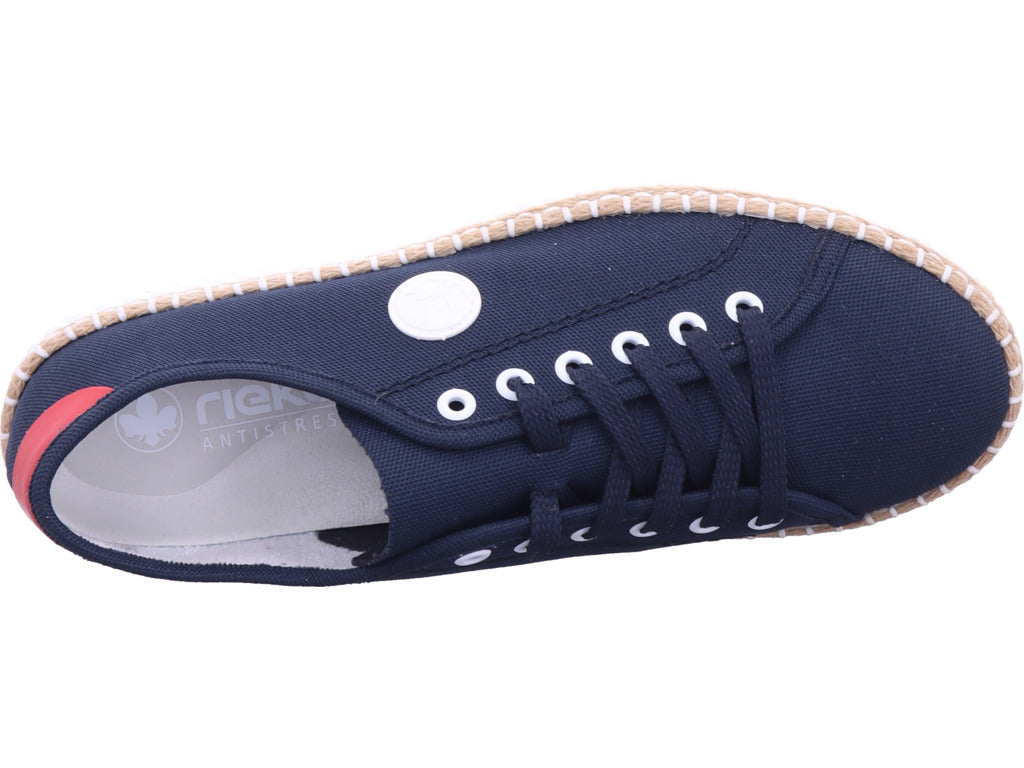 Rieker Women's Textile Shoe Fsk Women's Loafers in Blue