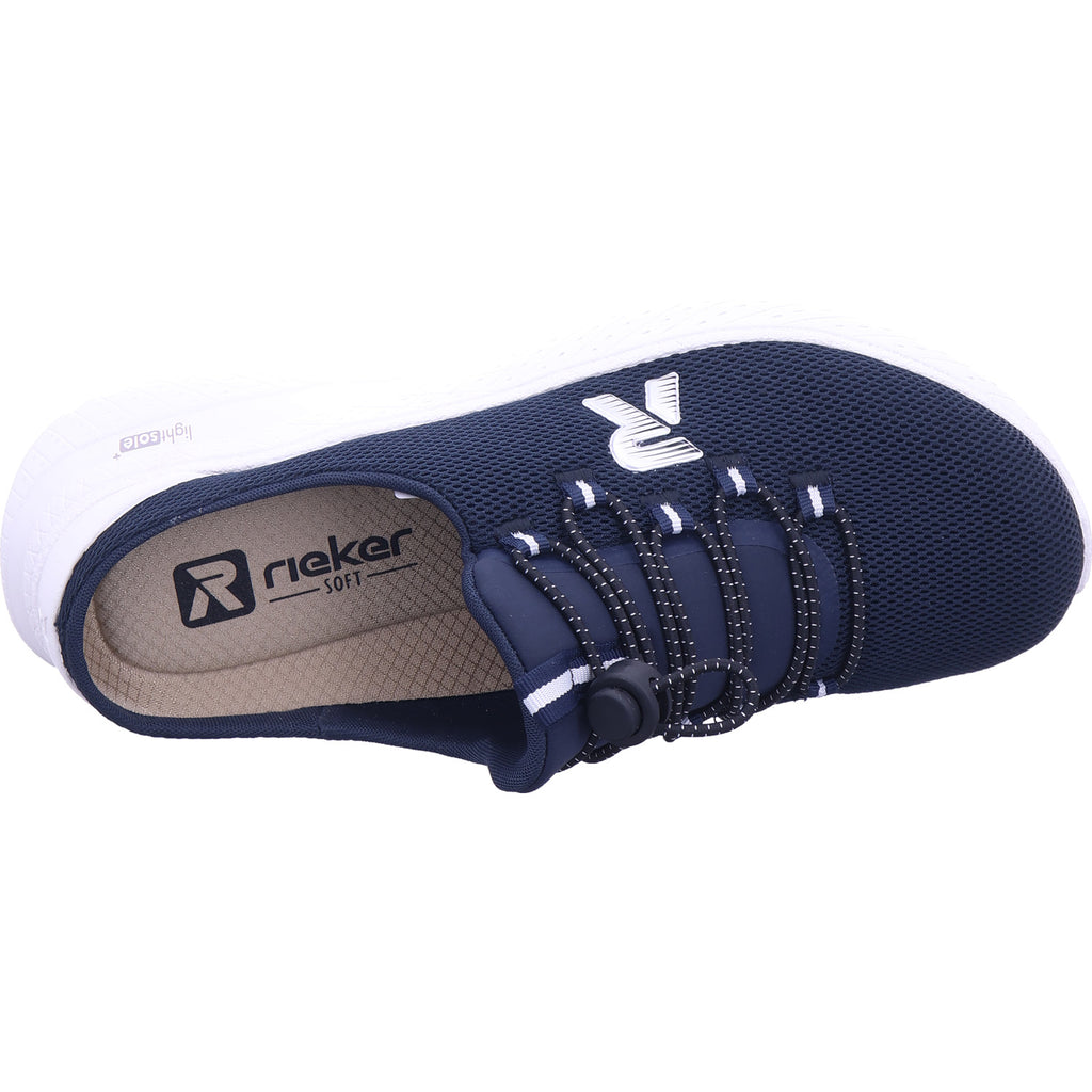 Rieker Women's Mule Fsk Women's Slip-On Shoes in blue