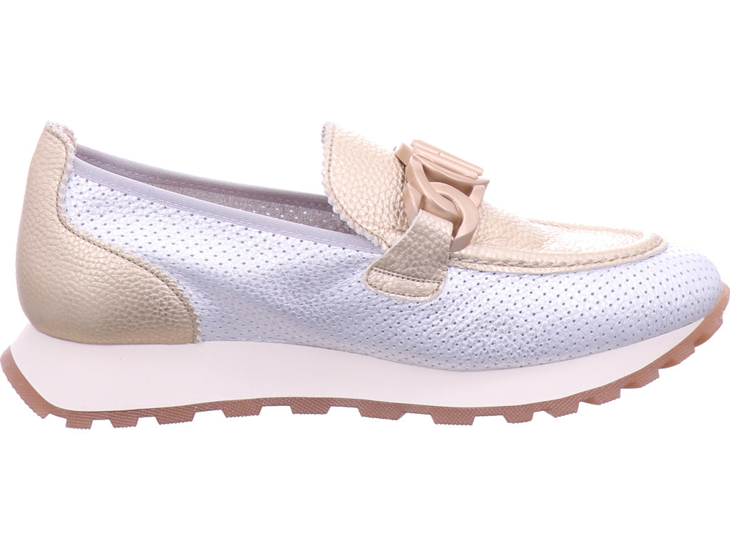 Hispanitas Damen Slipper Boleromet V24 in silber