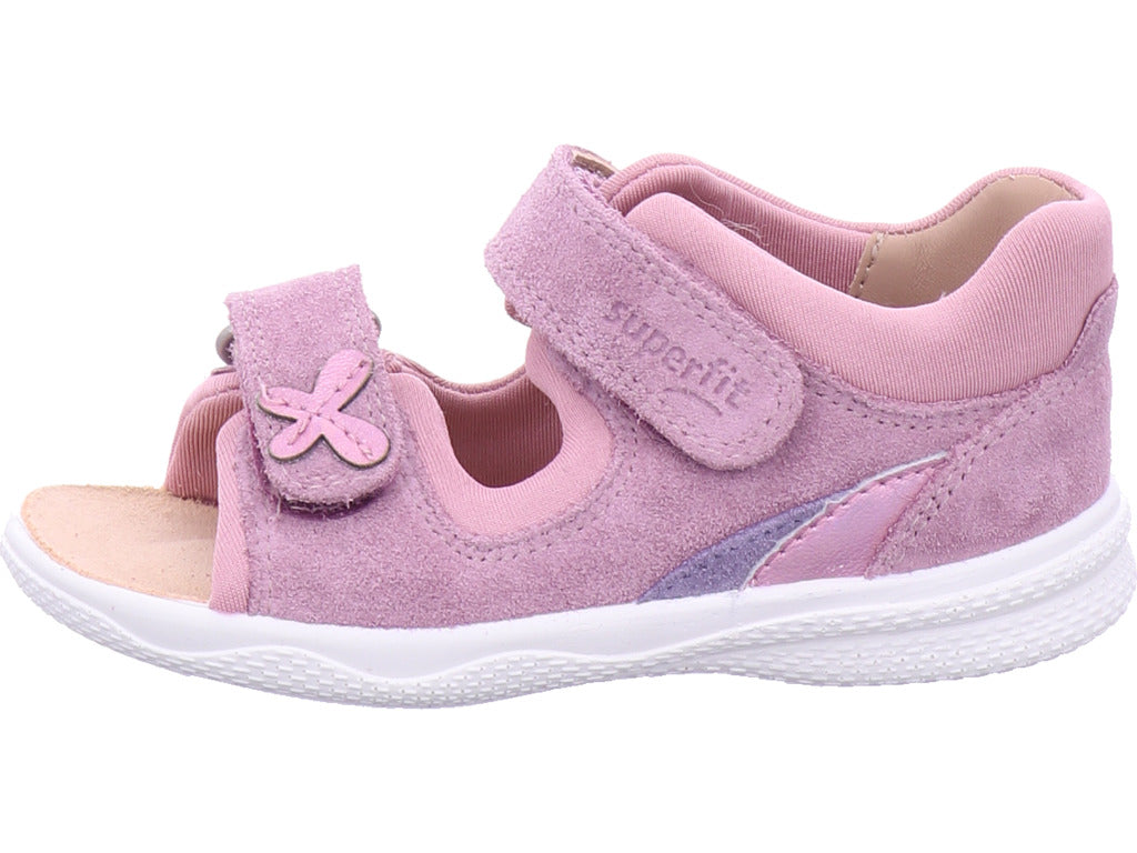 Superfit Mädchen Sandalette Sandale Leder \ Polly in lila