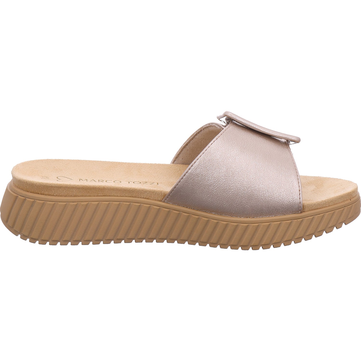 Marco Tozzi Damen Pantolette  in platin
