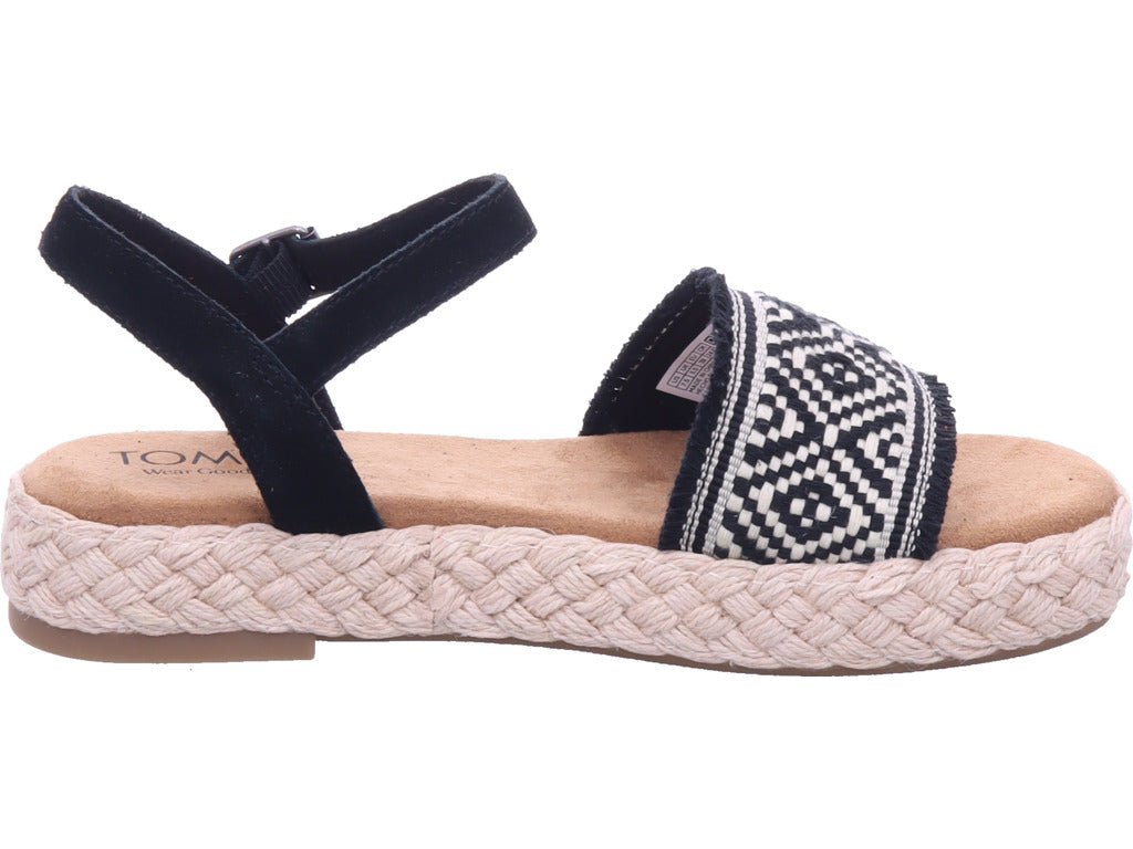 TOMS Damen Slipper Abby in schwarz