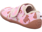 Affenzahn Mädchen Barfußschuhe Hausschuh Baumwolle Movy Reh in rose