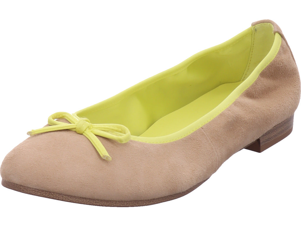 Tamaris Damen Ballerina  in beige
