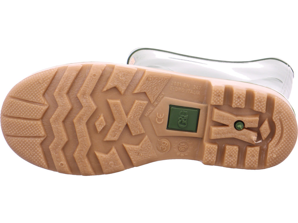 BOLD green rubber boots