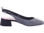 Steve madden Dámské lodičky Smitten Sandal Rhinestone v černé barvě