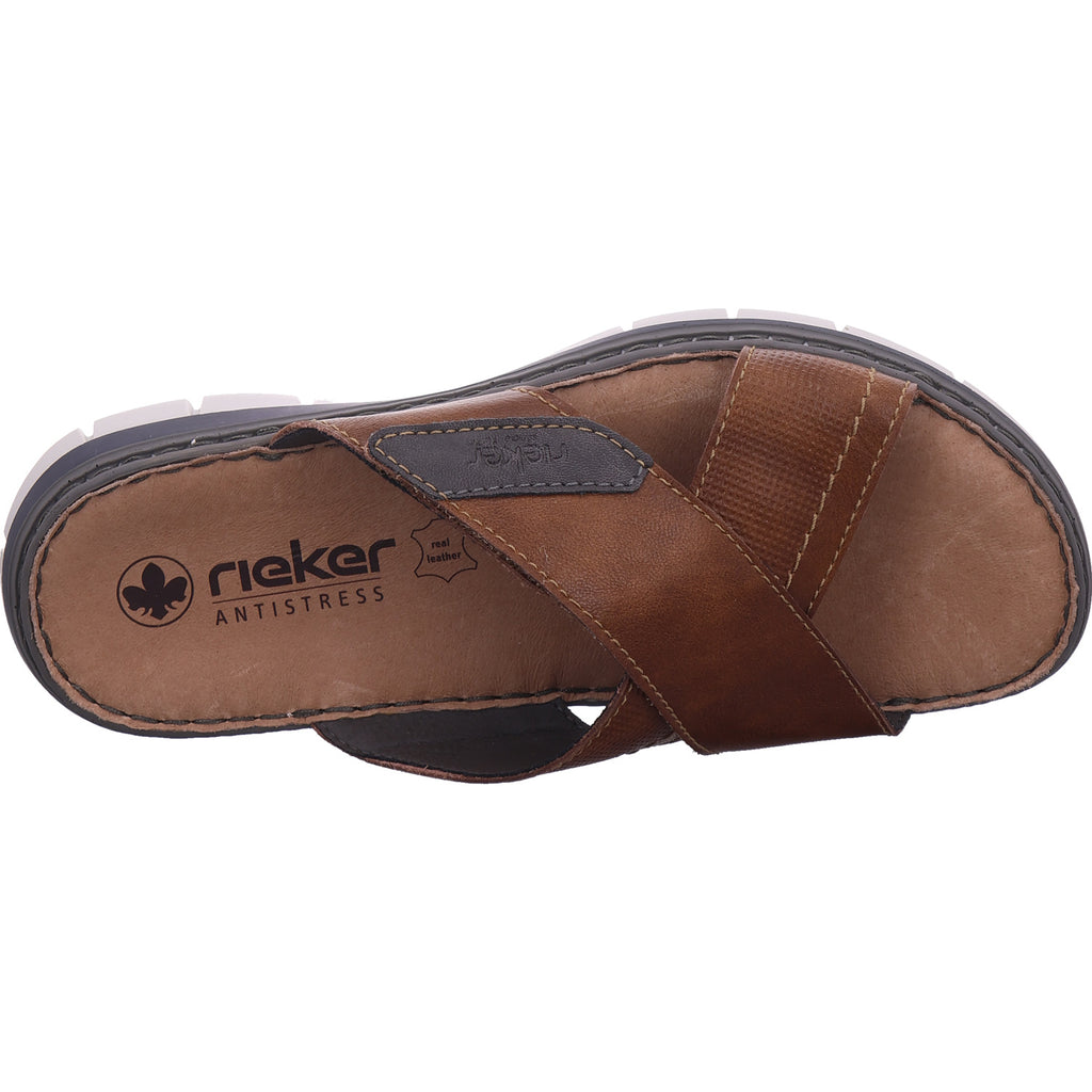 Rieker Men's Mule in Brown