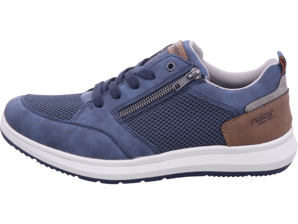 Rieker Herren Sneaker Fsk Herren Halbschuhe in blau