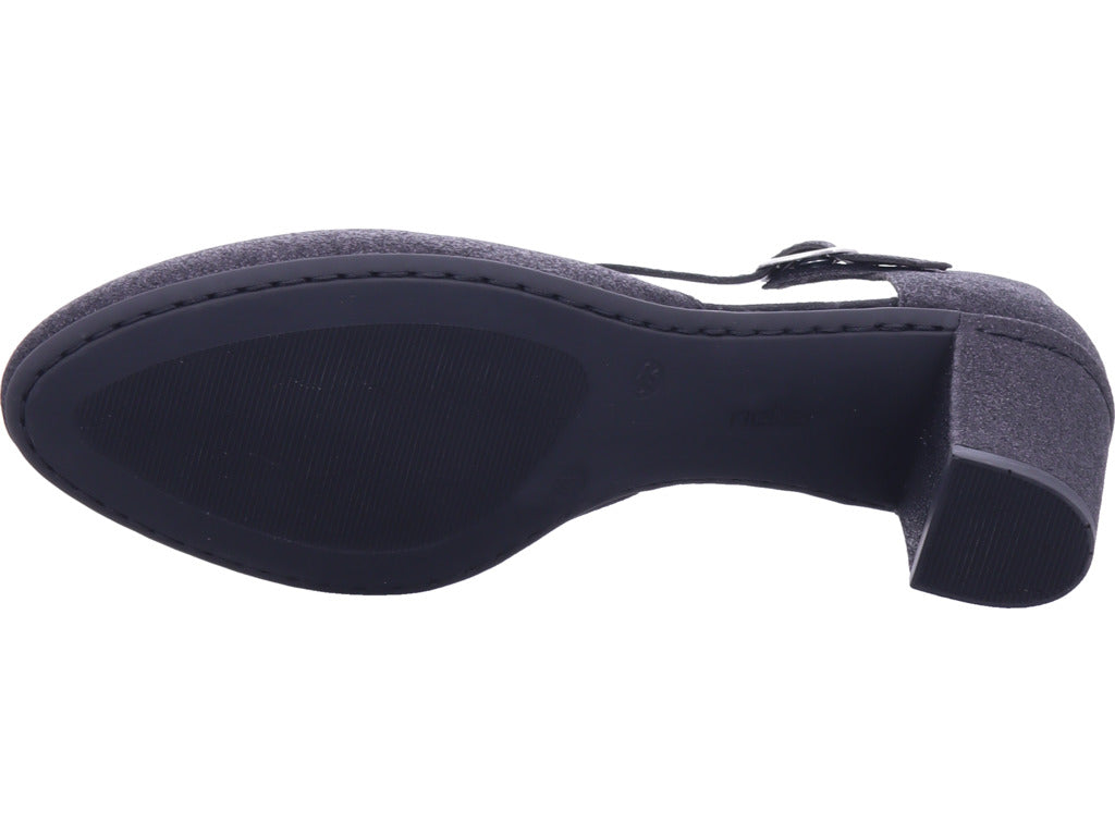 Rieker Damen Pump Fsk Damen Halbschuhe in schwarz