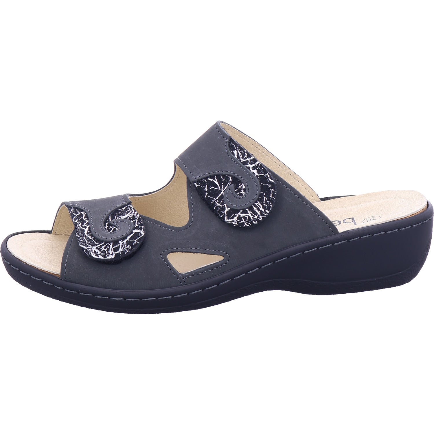 Portina Damen Pantolette  in grau