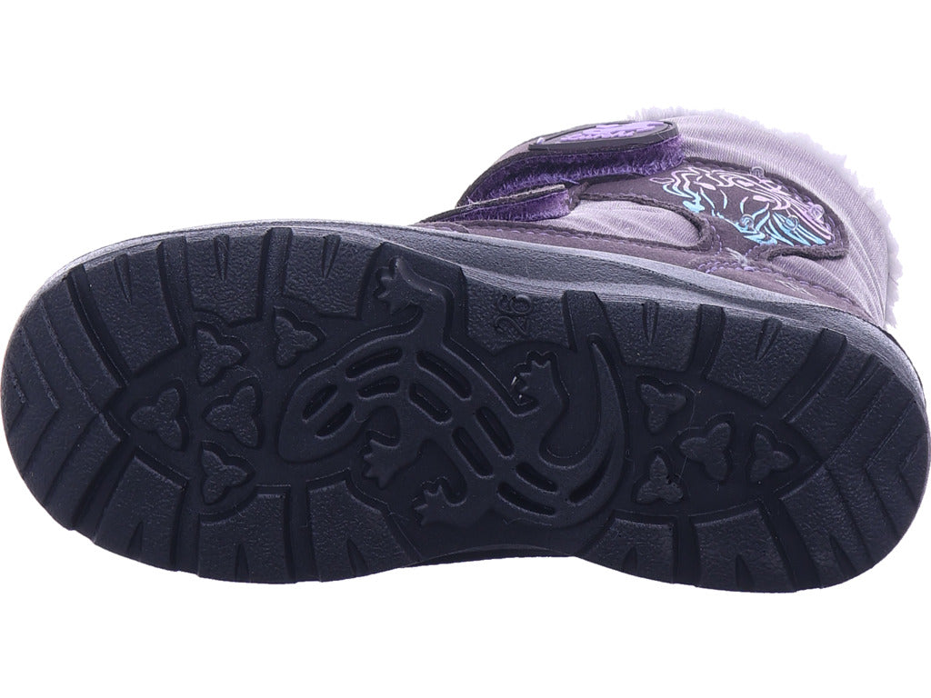 Dívčí kozačky Lurchi v modré barvě