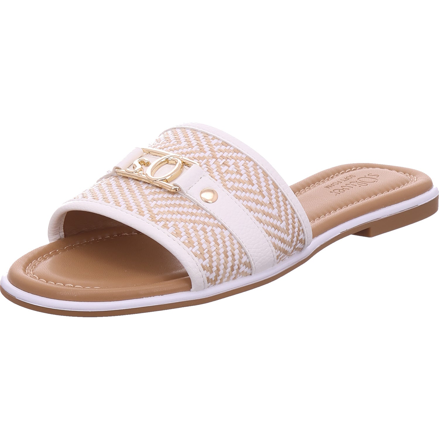 s.Oliver Damen Pantolette  in weiß