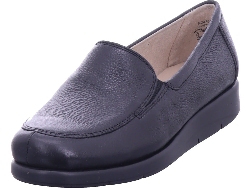 Caprice Damen Slipper  in schwarz