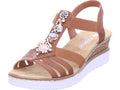 Rieker Damen Sandalette Fsk Damen Sandalen in braun