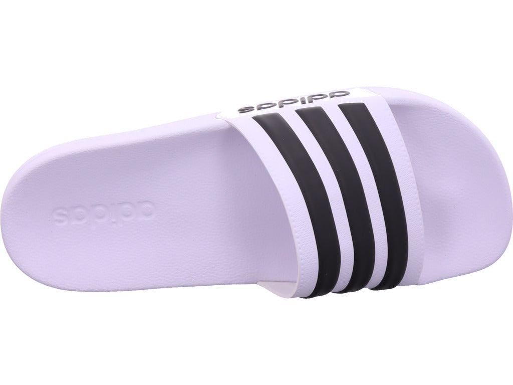 Adidas Unisex - Dospělí pantofle do vody v bílé