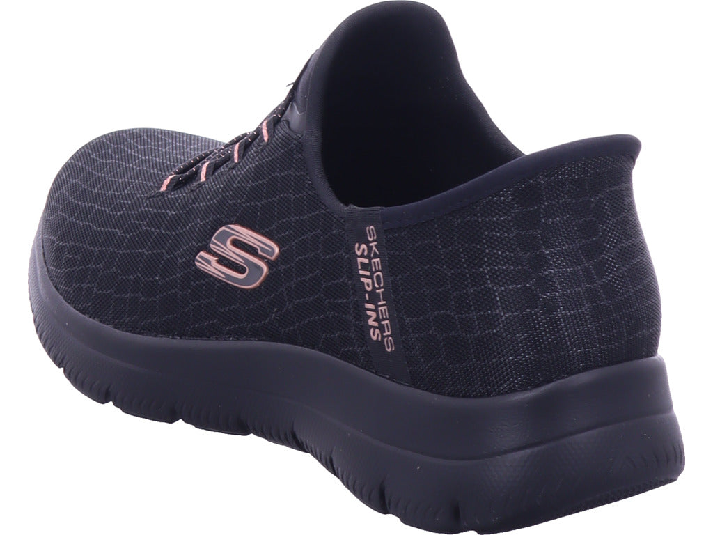 SKECHERS Damen Slipper  in schwarz