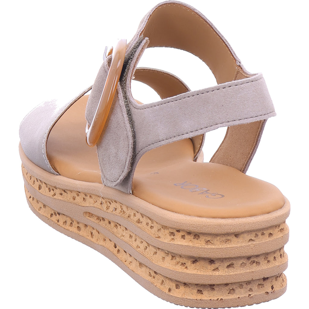 Gabor Damen Sandalette  in platin