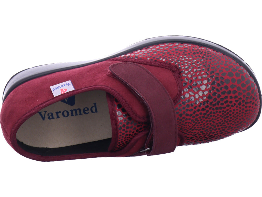 Varomed Damen Hausschuh Zürich Stretchschuh in rot