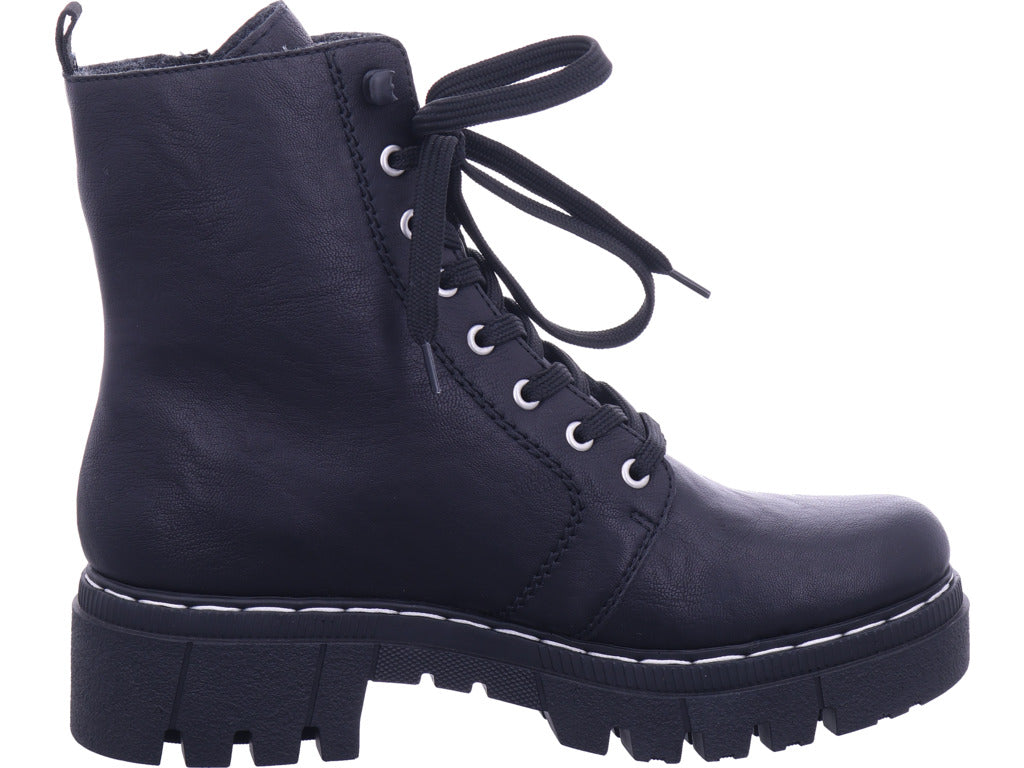 Rieker Damen Stiefel Hwk Damen Stiefel in schwarz