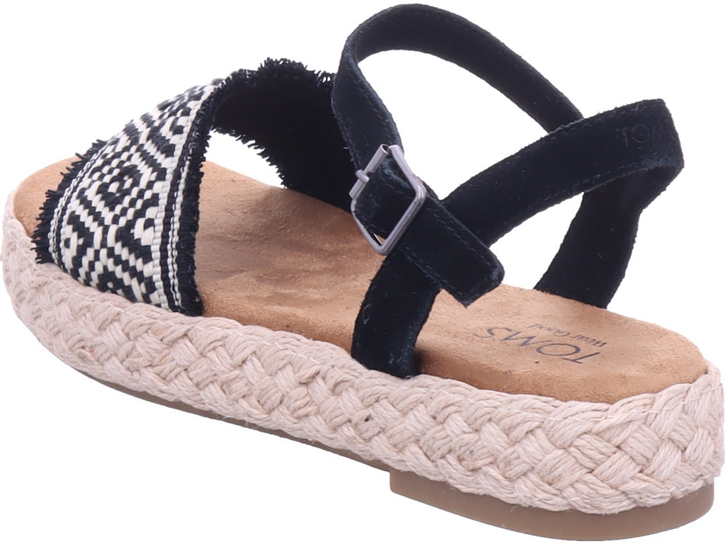 TOMS Damen Slipper Abby in schwarz