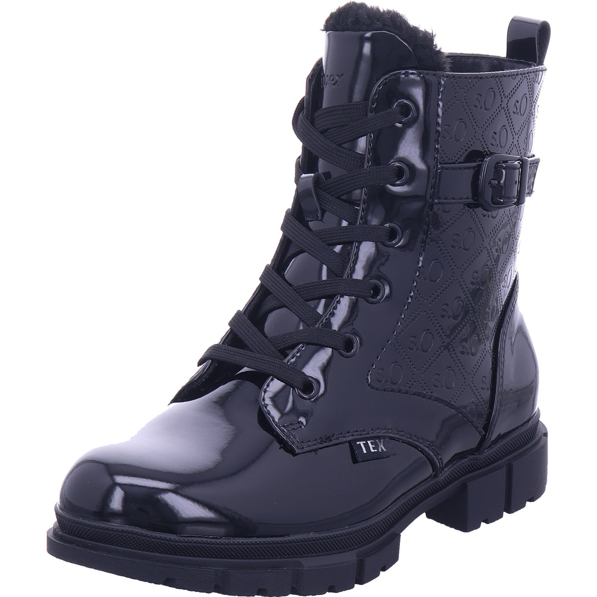 s.Oliver Mädchen Stiefelette  in schwarz