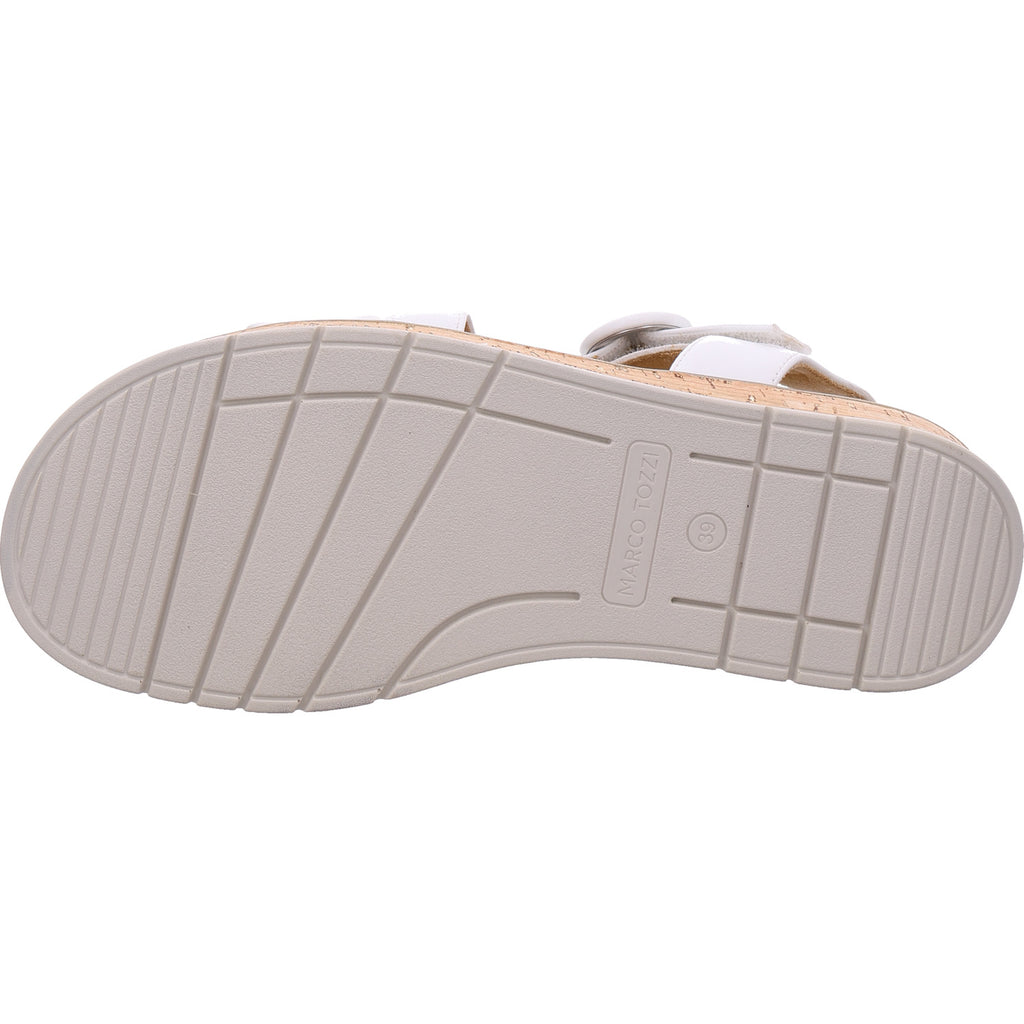 Marco Tozzi Damen Sandalette  in weiß