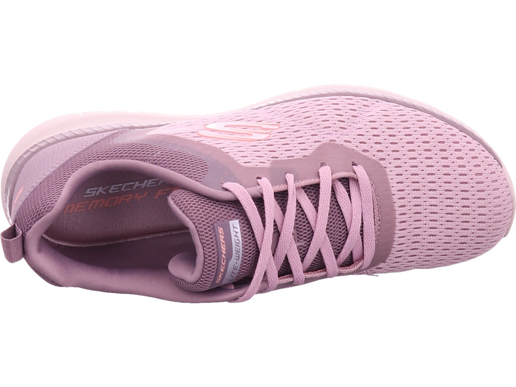 SKECHERS Damen Sneaker Engineered Mesh Lace-Up W/ Mem in rot