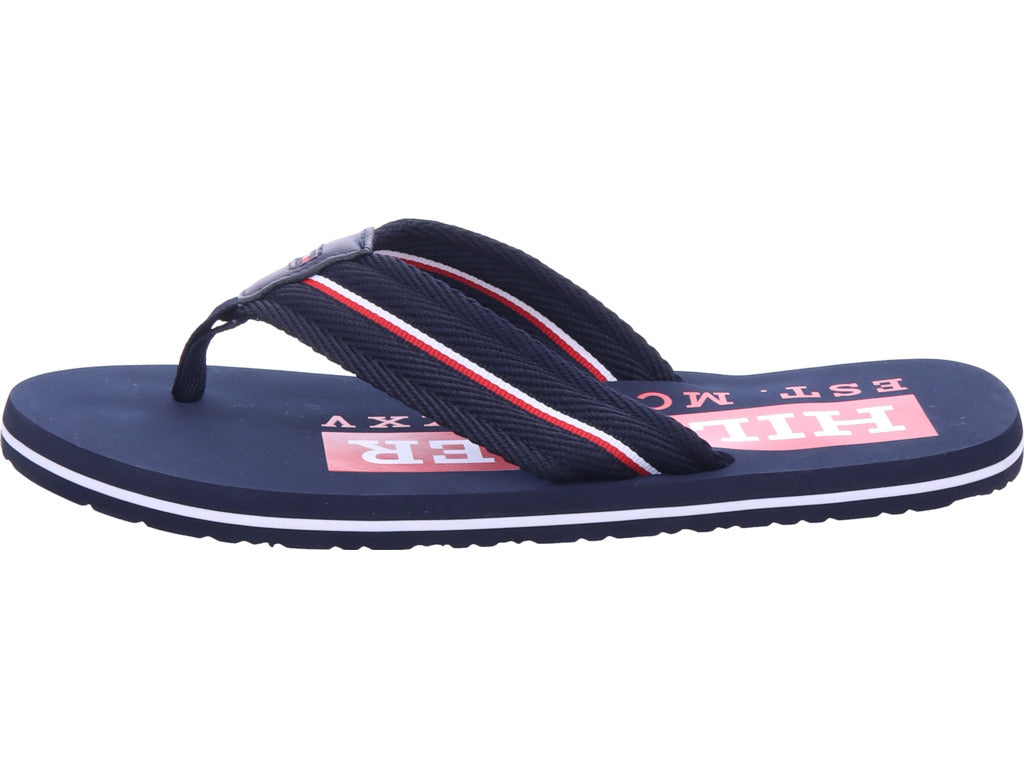 Tommy Hilfiger Men's Pool Slides in Blue