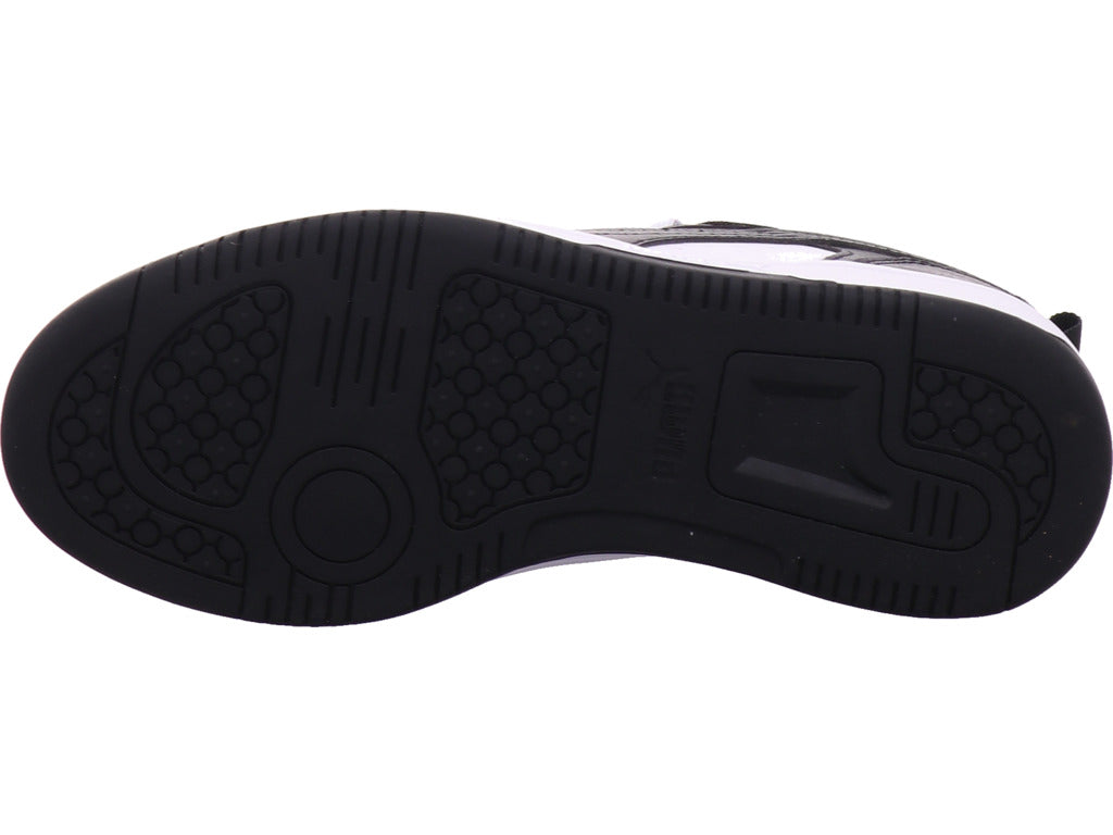 Puma Jungen Halbschuh Rebouns V6 Lo Jr in schwarz