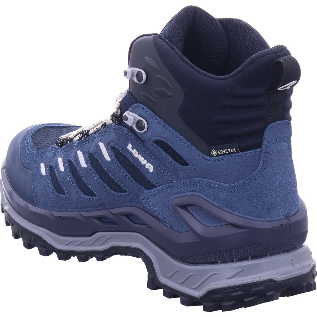 Lowa Men's Hiking Boots Innovo Gtx Mid in Blue